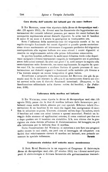 La pediatria periodico mensile indirizzato al progresso degli studi sulle malattie dei bambini