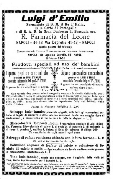 La pediatria periodico mensile indirizzato al progresso degli studi sulle malattie dei bambini