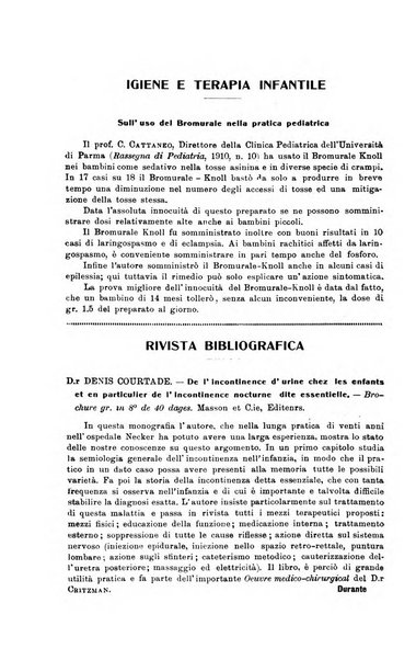 La pediatria periodico mensile indirizzato al progresso degli studi sulle malattie dei bambini