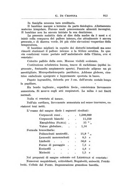 La pediatria periodico mensile indirizzato al progresso degli studi sulle malattie dei bambini