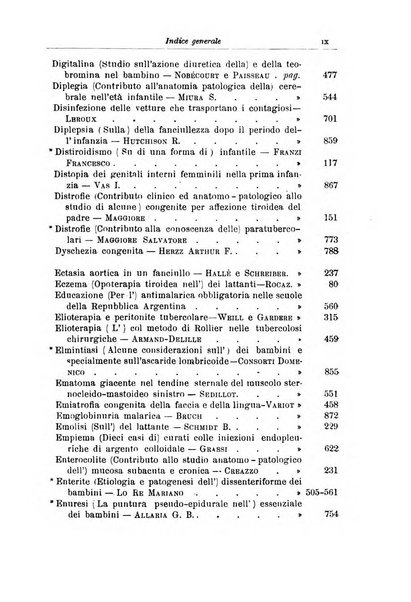 La pediatria periodico mensile indirizzato al progresso degli studi sulle malattie dei bambini