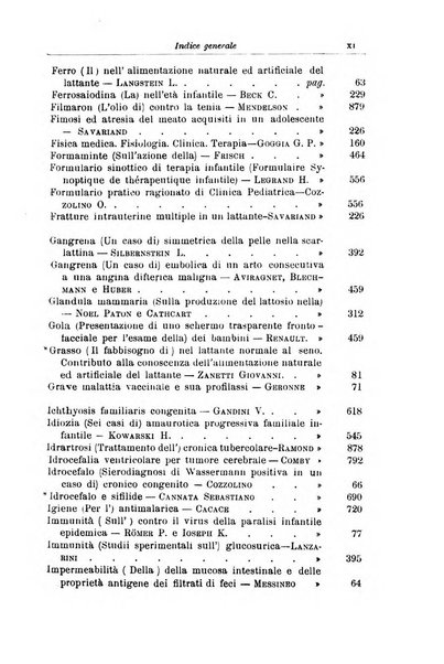 La pediatria periodico mensile indirizzato al progresso degli studi sulle malattie dei bambini