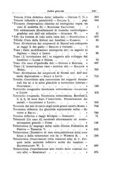 La pediatria periodico mensile indirizzato al progresso degli studi sulle malattie dei bambini