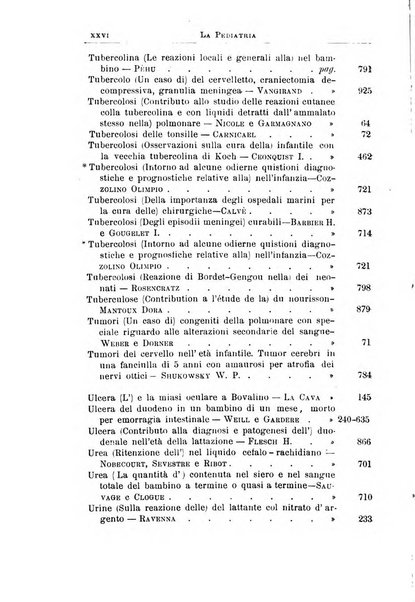 La pediatria periodico mensile indirizzato al progresso degli studi sulle malattie dei bambini