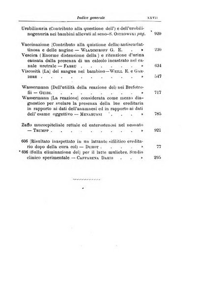 La pediatria periodico mensile indirizzato al progresso degli studi sulle malattie dei bambini