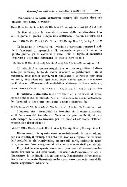 La pediatria periodico mensile indirizzato al progresso degli studi sulle malattie dei bambini