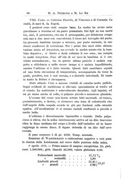 La pediatria periodico mensile indirizzato al progresso degli studi sulle malattie dei bambini