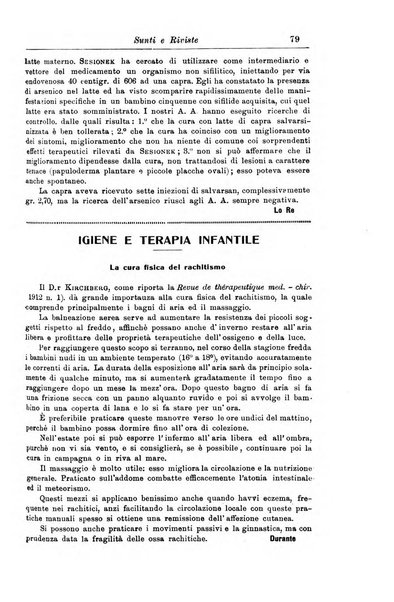 La pediatria periodico mensile indirizzato al progresso degli studi sulle malattie dei bambini