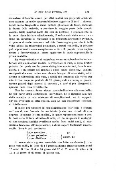 La pediatria periodico mensile indirizzato al progresso degli studi sulle malattie dei bambini