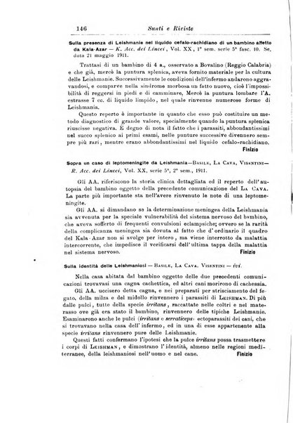 La pediatria periodico mensile indirizzato al progresso degli studi sulle malattie dei bambini