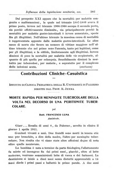 La pediatria periodico mensile indirizzato al progresso degli studi sulle malattie dei bambini