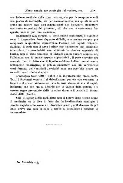 La pediatria periodico mensile indirizzato al progresso degli studi sulle malattie dei bambini