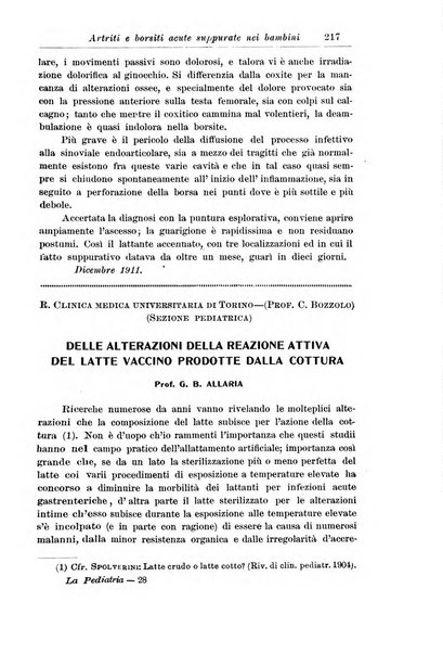 La pediatria periodico mensile indirizzato al progresso degli studi sulle malattie dei bambini