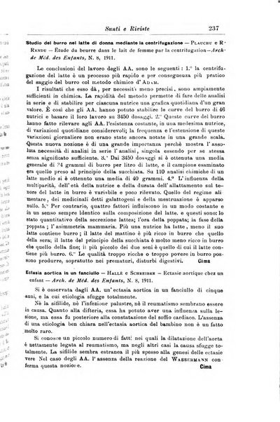 La pediatria periodico mensile indirizzato al progresso degli studi sulle malattie dei bambini