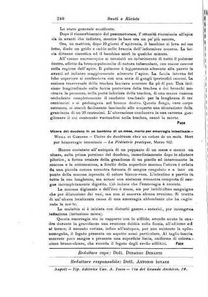 La pediatria periodico mensile indirizzato al progresso degli studi sulle malattie dei bambini