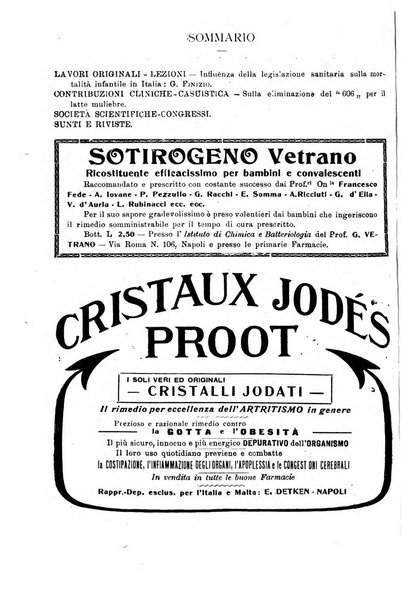 La pediatria periodico mensile indirizzato al progresso degli studi sulle malattie dei bambini