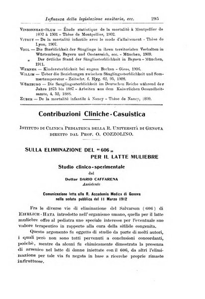 La pediatria periodico mensile indirizzato al progresso degli studi sulle malattie dei bambini