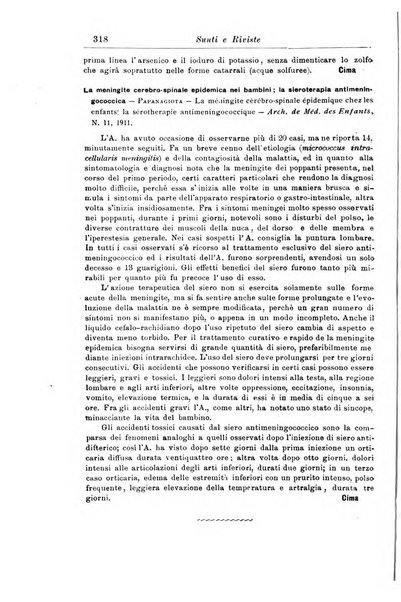 La pediatria periodico mensile indirizzato al progresso degli studi sulle malattie dei bambini