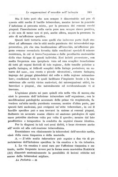 La pediatria periodico mensile indirizzato al progresso degli studi sulle malattie dei bambini