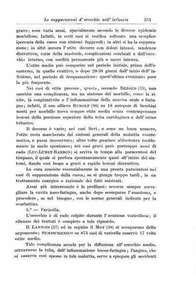 La pediatria periodico mensile indirizzato al progresso degli studi sulle malattie dei bambini