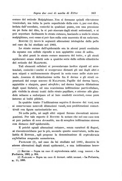 La pediatria periodico mensile indirizzato al progresso degli studi sulle malattie dei bambini