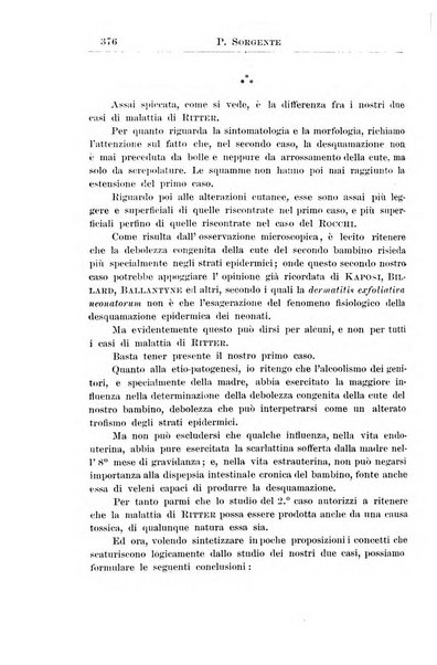 La pediatria periodico mensile indirizzato al progresso degli studi sulle malattie dei bambini