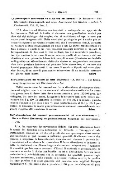 La pediatria periodico mensile indirizzato al progresso degli studi sulle malattie dei bambini