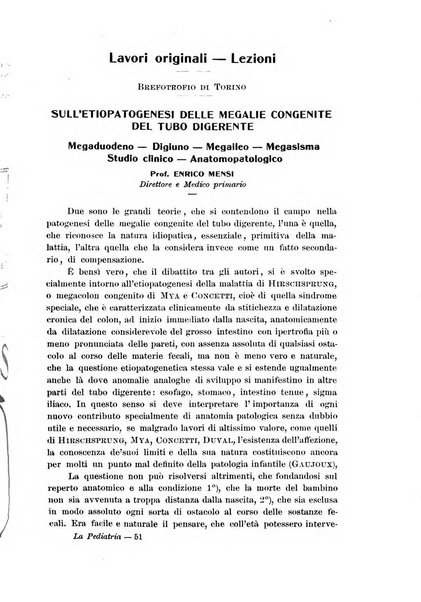 La pediatria periodico mensile indirizzato al progresso degli studi sulle malattie dei bambini