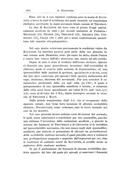 La pediatria periodico mensile indirizzato al progresso degli studi sulle malattie dei bambini