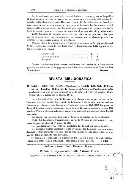 La pediatria periodico mensile indirizzato al progresso degli studi sulle malattie dei bambini