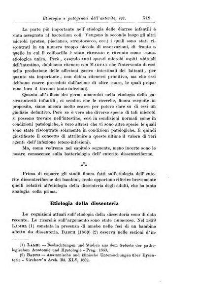 La pediatria periodico mensile indirizzato al progresso degli studi sulle malattie dei bambini