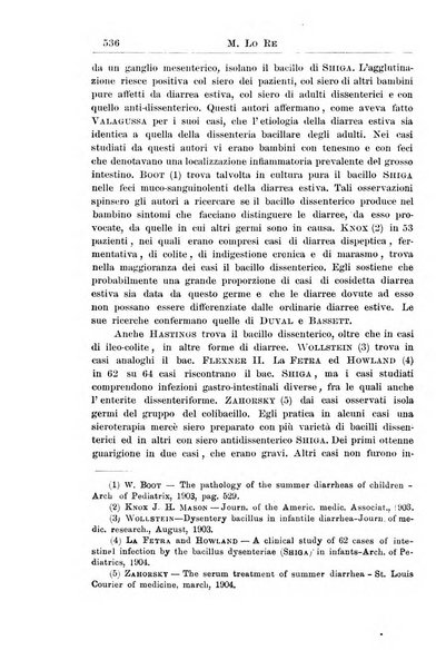 La pediatria periodico mensile indirizzato al progresso degli studi sulle malattie dei bambini