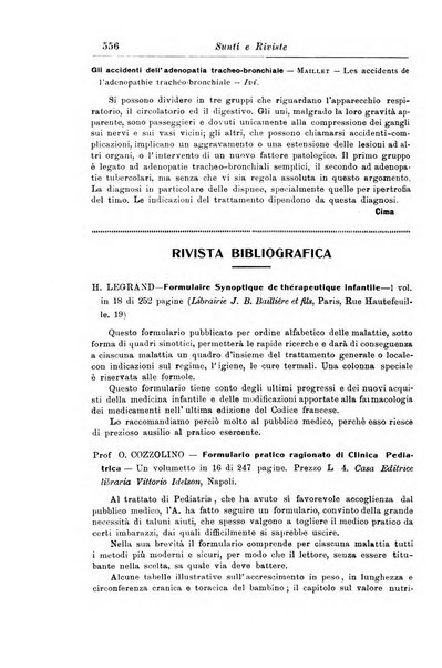 La pediatria periodico mensile indirizzato al progresso degli studi sulle malattie dei bambini