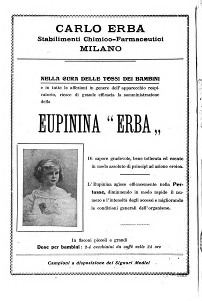 La pediatria periodico mensile indirizzato al progresso degli studi sulle malattie dei bambini