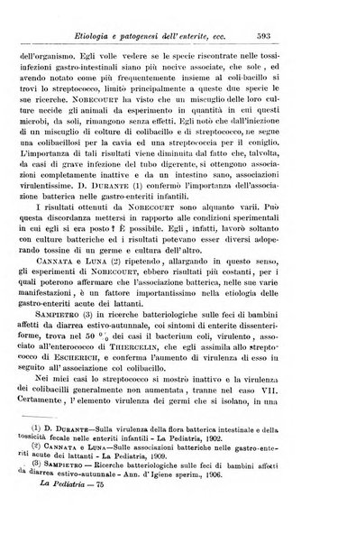 La pediatria periodico mensile indirizzato al progresso degli studi sulle malattie dei bambini