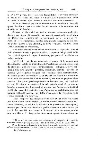 La pediatria periodico mensile indirizzato al progresso degli studi sulle malattie dei bambini