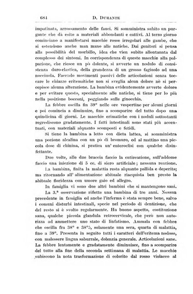 La pediatria periodico mensile indirizzato al progresso degli studi sulle malattie dei bambini