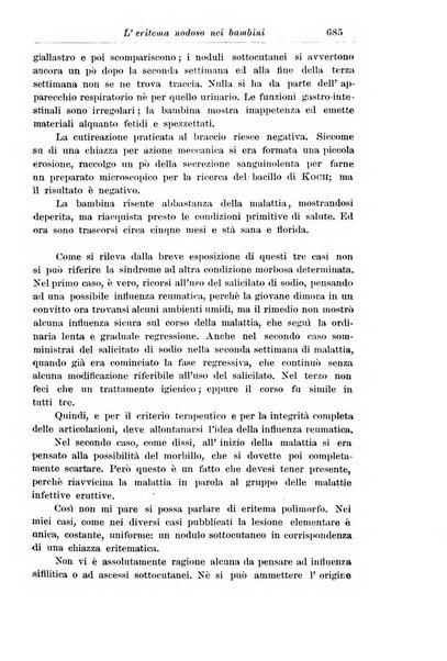 La pediatria periodico mensile indirizzato al progresso degli studi sulle malattie dei bambini