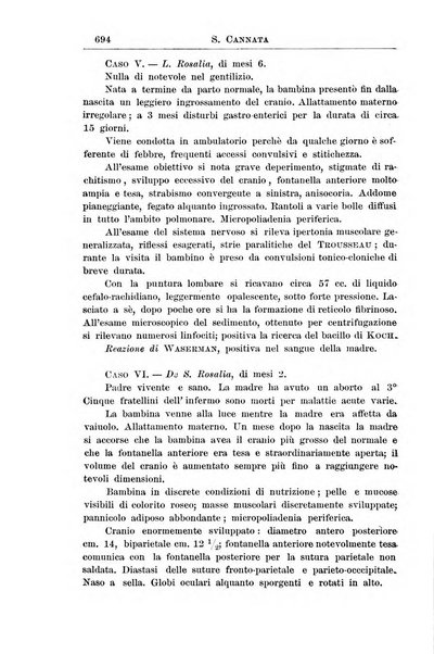 La pediatria periodico mensile indirizzato al progresso degli studi sulle malattie dei bambini