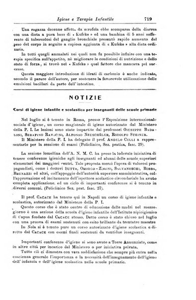 La pediatria periodico mensile indirizzato al progresso degli studi sulle malattie dei bambini