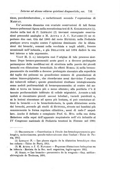 La pediatria periodico mensile indirizzato al progresso degli studi sulle malattie dei bambini