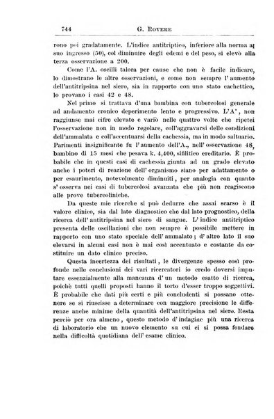 La pediatria periodico mensile indirizzato al progresso degli studi sulle malattie dei bambini