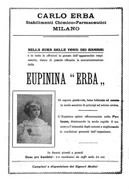 La pediatria periodico mensile indirizzato al progresso degli studi sulle malattie dei bambini