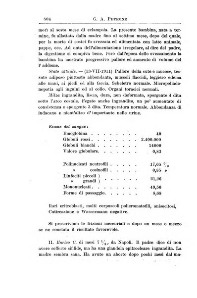 La pediatria periodico mensile indirizzato al progresso degli studi sulle malattie dei bambini