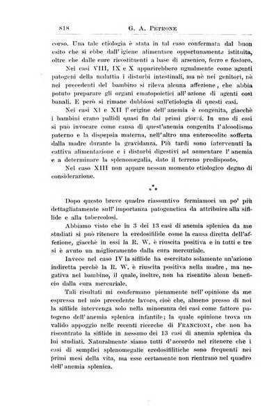 La pediatria periodico mensile indirizzato al progresso degli studi sulle malattie dei bambini