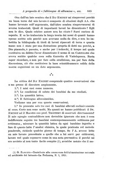 La pediatria periodico mensile indirizzato al progresso degli studi sulle malattie dei bambini