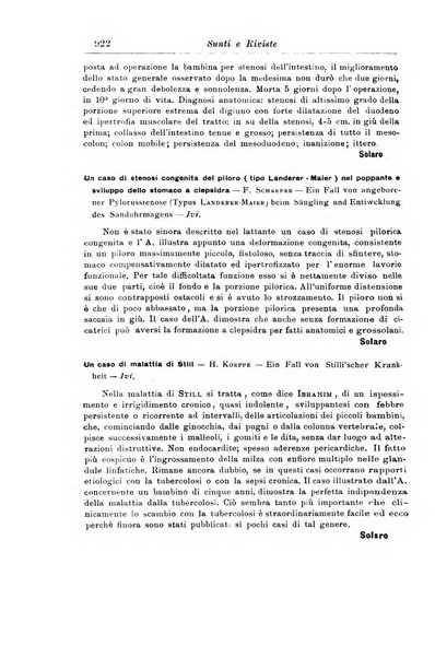 La pediatria periodico mensile indirizzato al progresso degli studi sulle malattie dei bambini