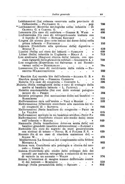 La pediatria periodico mensile indirizzato al progresso degli studi sulle malattie dei bambini