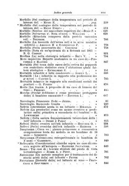 La pediatria periodico mensile indirizzato al progresso degli studi sulle malattie dei bambini