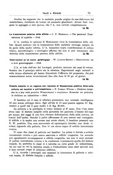 La pediatria periodico mensile indirizzato al progresso degli studi sulle malattie dei bambini